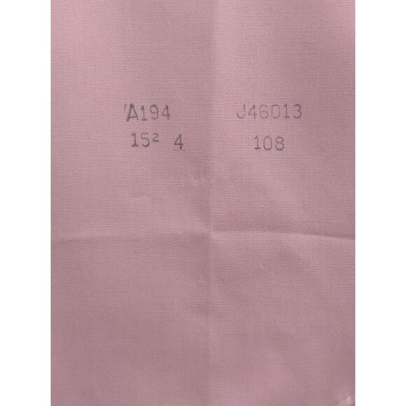 Vintage Kmart Permanent Press Pink Long Sleeve Dress Shirt Button Up Mens 15.5 - Picture 10 of 12